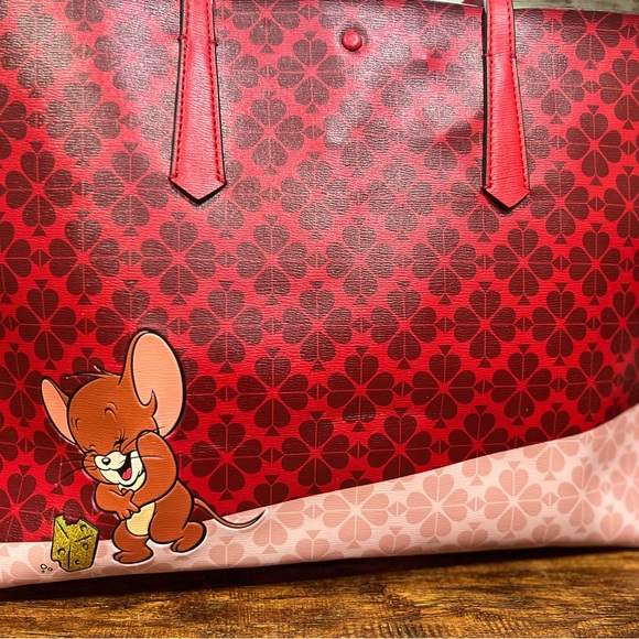 Kate Spade ♠️ New York X Tom & Jerry Large Tote, HIGHLY DISCOUNTED, Brand New - Picture 3 of 13